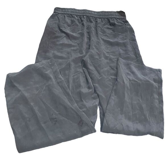 THEORY Navy Blue Silk Cortlandt Concord Summer Silk Size Small $295 Retail - Picture 2 of 3